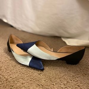 Zara Trafaluc tri-color flats